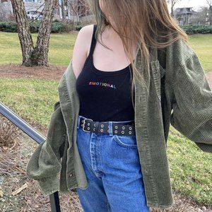 Jay Jacobs Corduroy Button-up